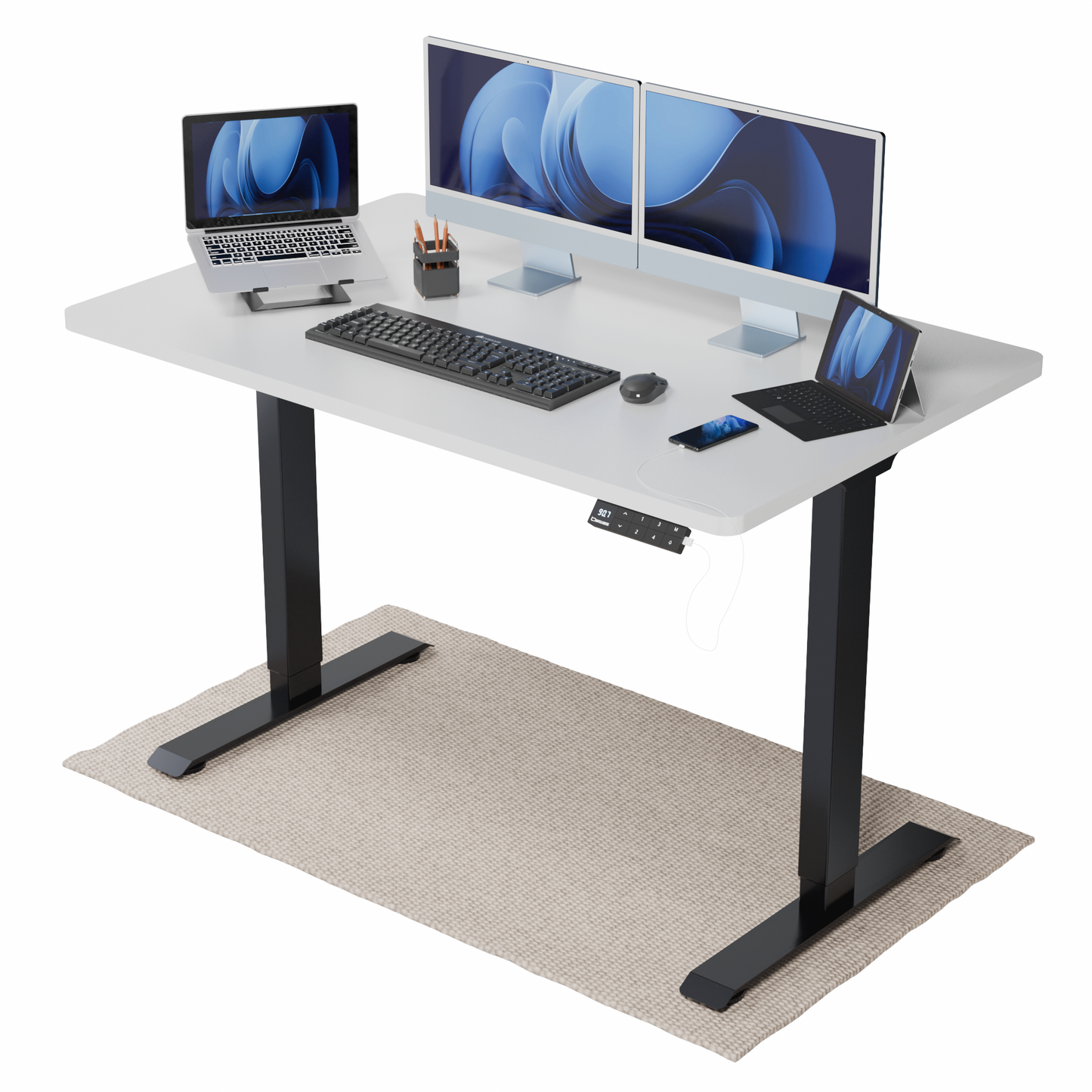 Intellidesk Eco Dual Height Adjustable Standing Desk
