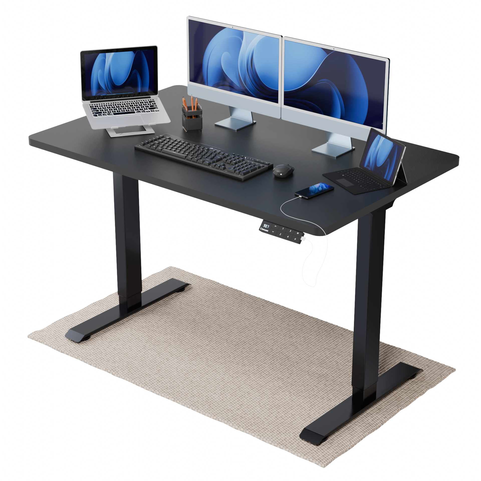 Intellidesk Eco Dual Height Adjustable Standing Desk