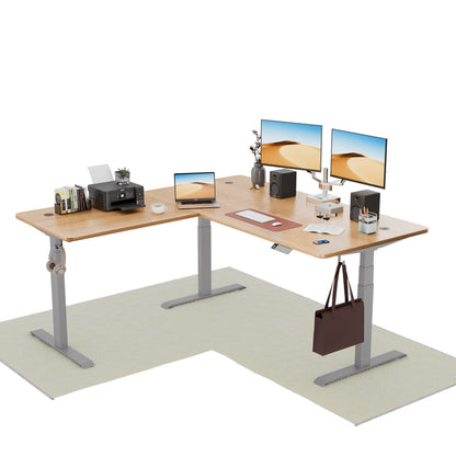 Intellidesk Studio L-Shape Height Adjustable Standing Desk