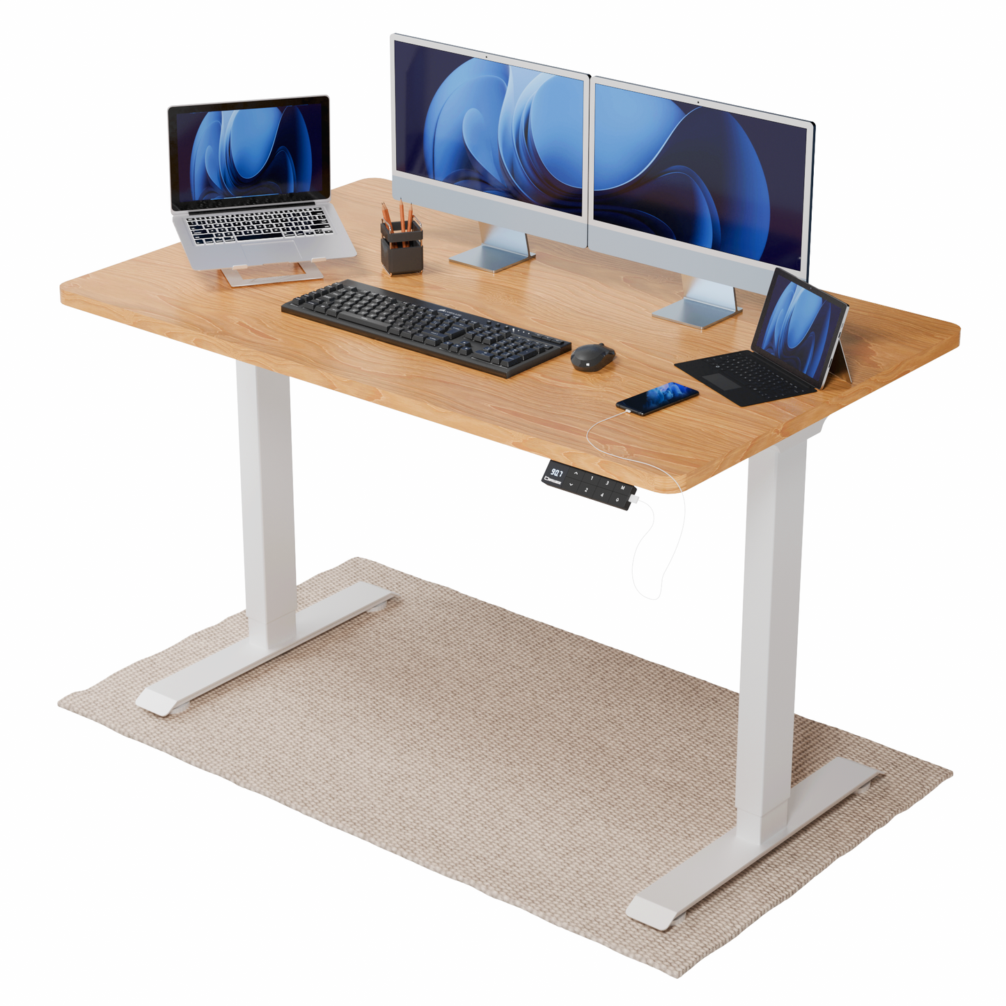 Intellidesk Eco Dual Height Adjustable Standing Desk