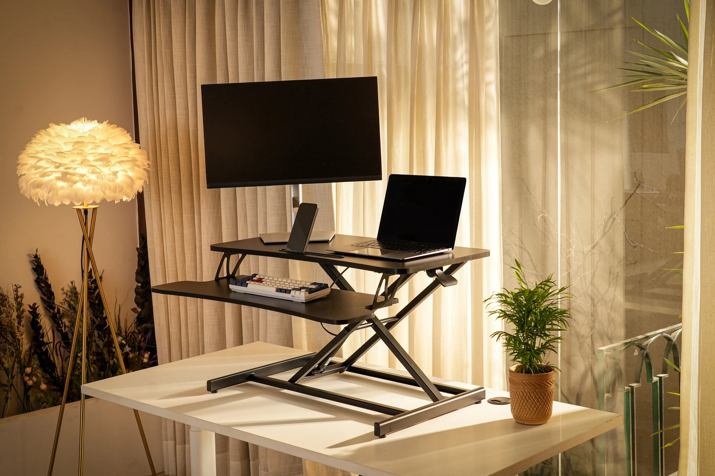 Deskmate Plus (Height Adjustable Sit Stand Desk Converter)