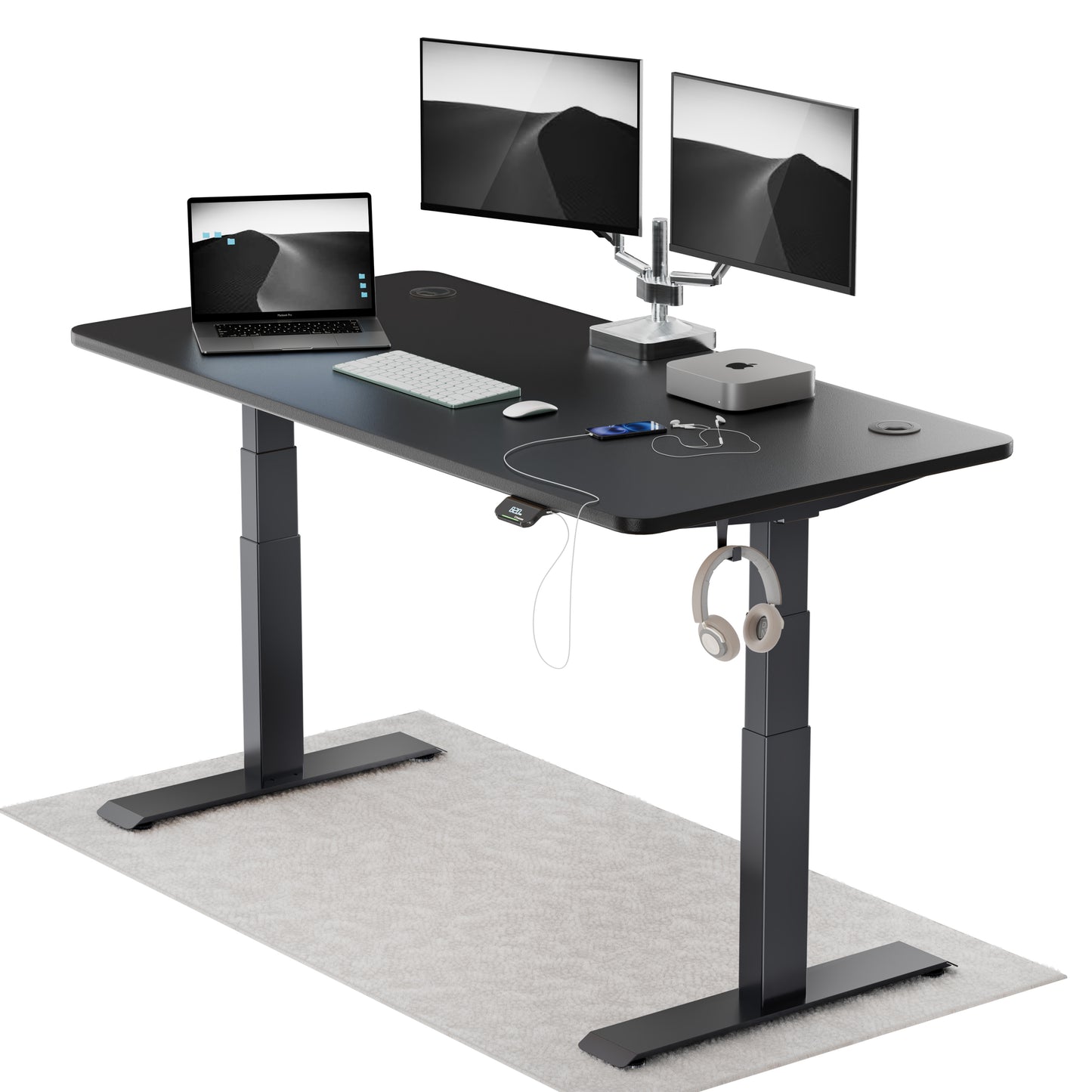 Intellidesk Pro Dual Motor Height Adjustable Standing Desk