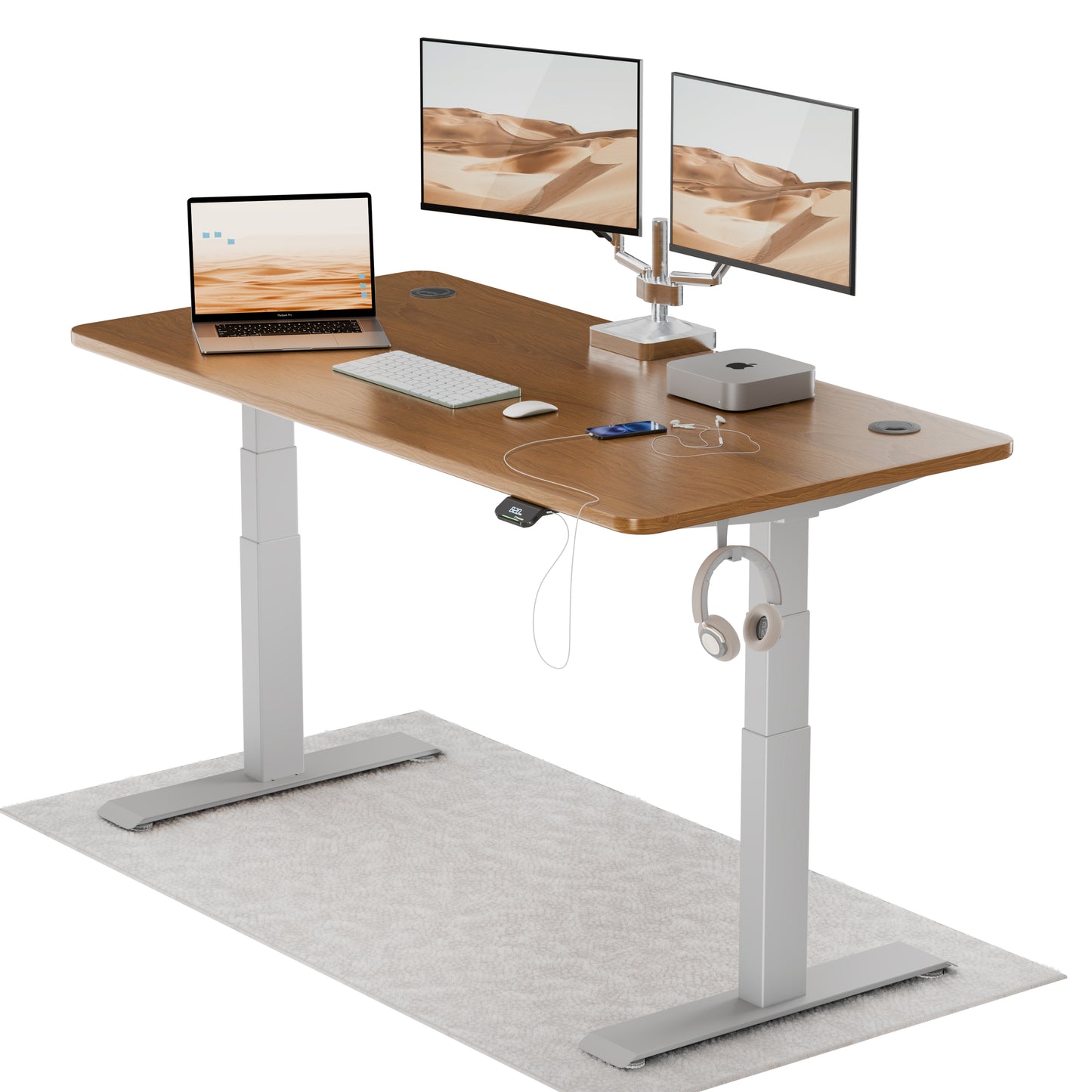 Intellidesk Pro Dual Motor Height Adjustable Standing Desk